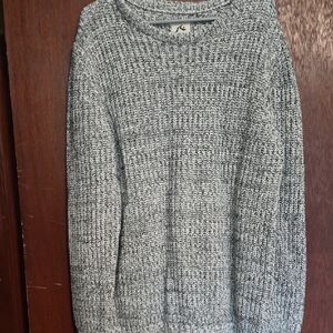 Rusty Gray Crewneck Sweater for Men